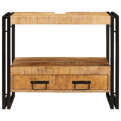 Wastafel Kast met lade Bruin 71 x 33 x 58 cm Massief Mango Hout