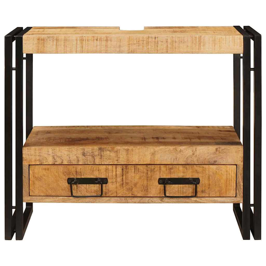 Wastafel Kast met lade Bruin 71 x 33 x 58 cm Massief Mango Hout