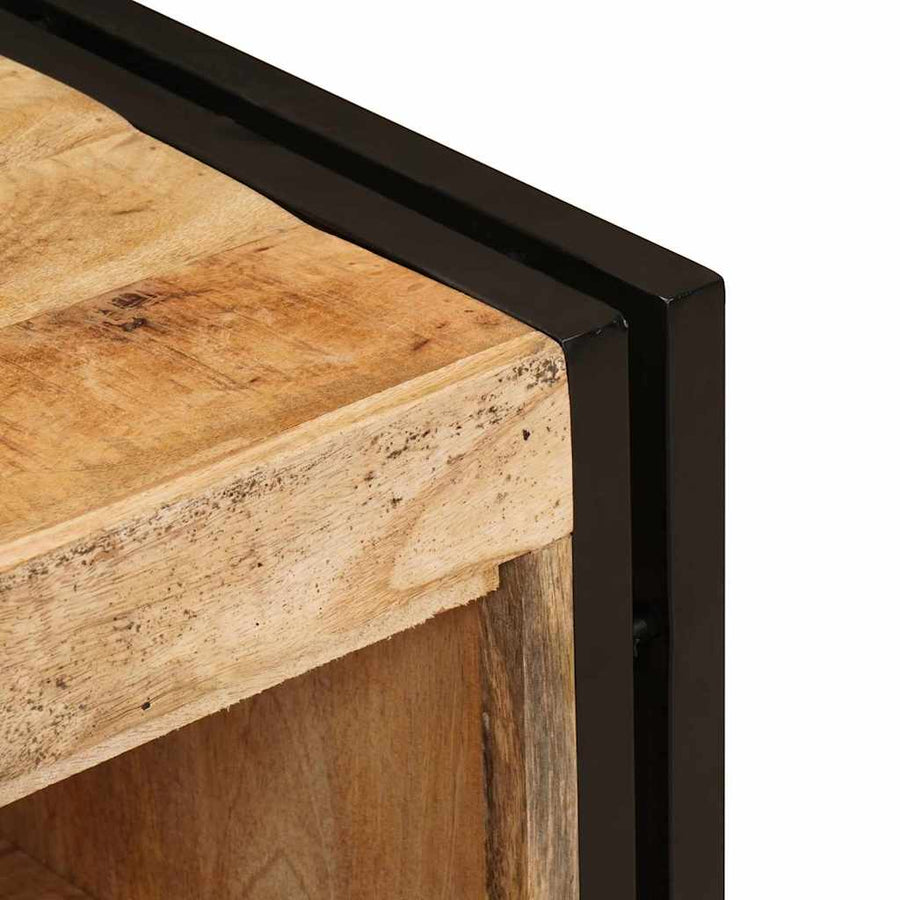 Wastafelonderkast 71 x 33 x 58 cm Massief Mango Hout, Ijzer
