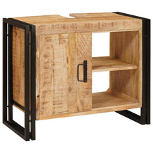 Wastafelonderkast 71 x 33 x 58 cm Massief Mango Hout, Ijzer