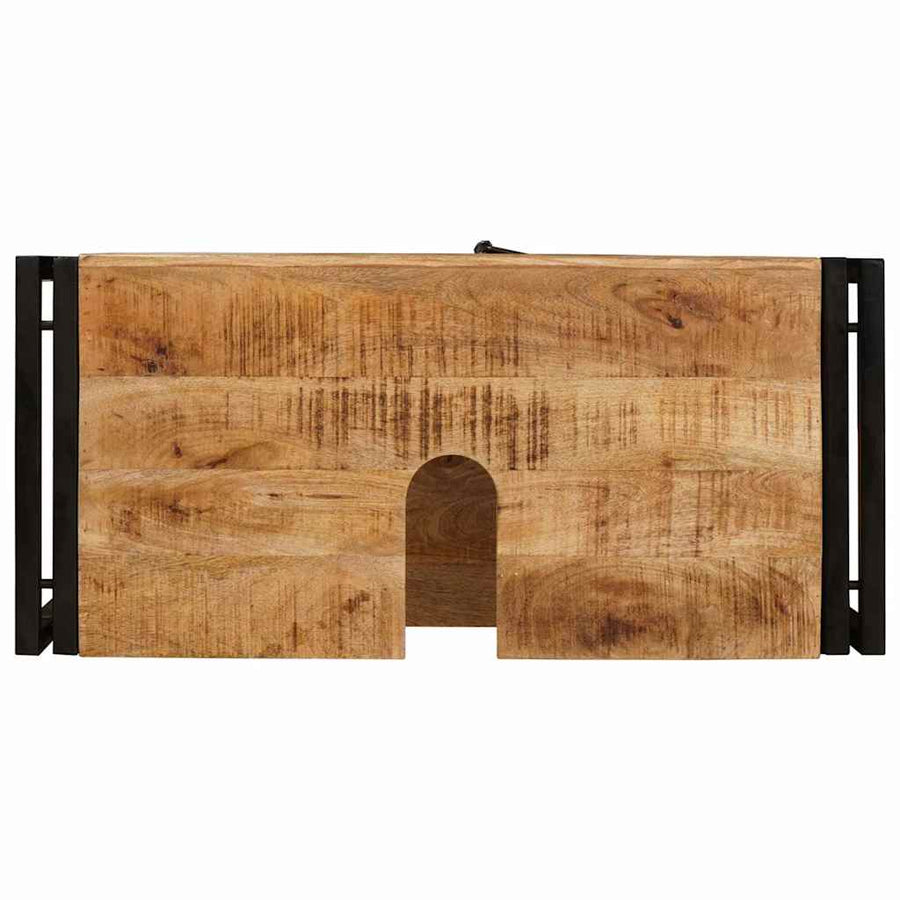 Wastafelonderkast 71 x 33 x 58 cm Massief Mango Hout, Ijzer
