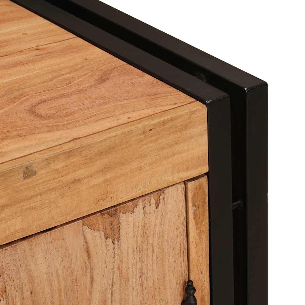 Nachtkastje Bruin 38 x 33 x 58 cm Massief acaciahout