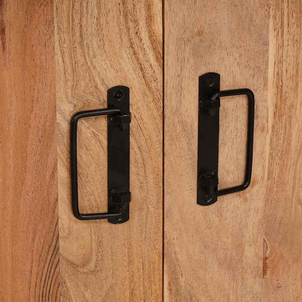 Nachtkastje Bruin 38 x 33 x 58 cm Massief acaciahout