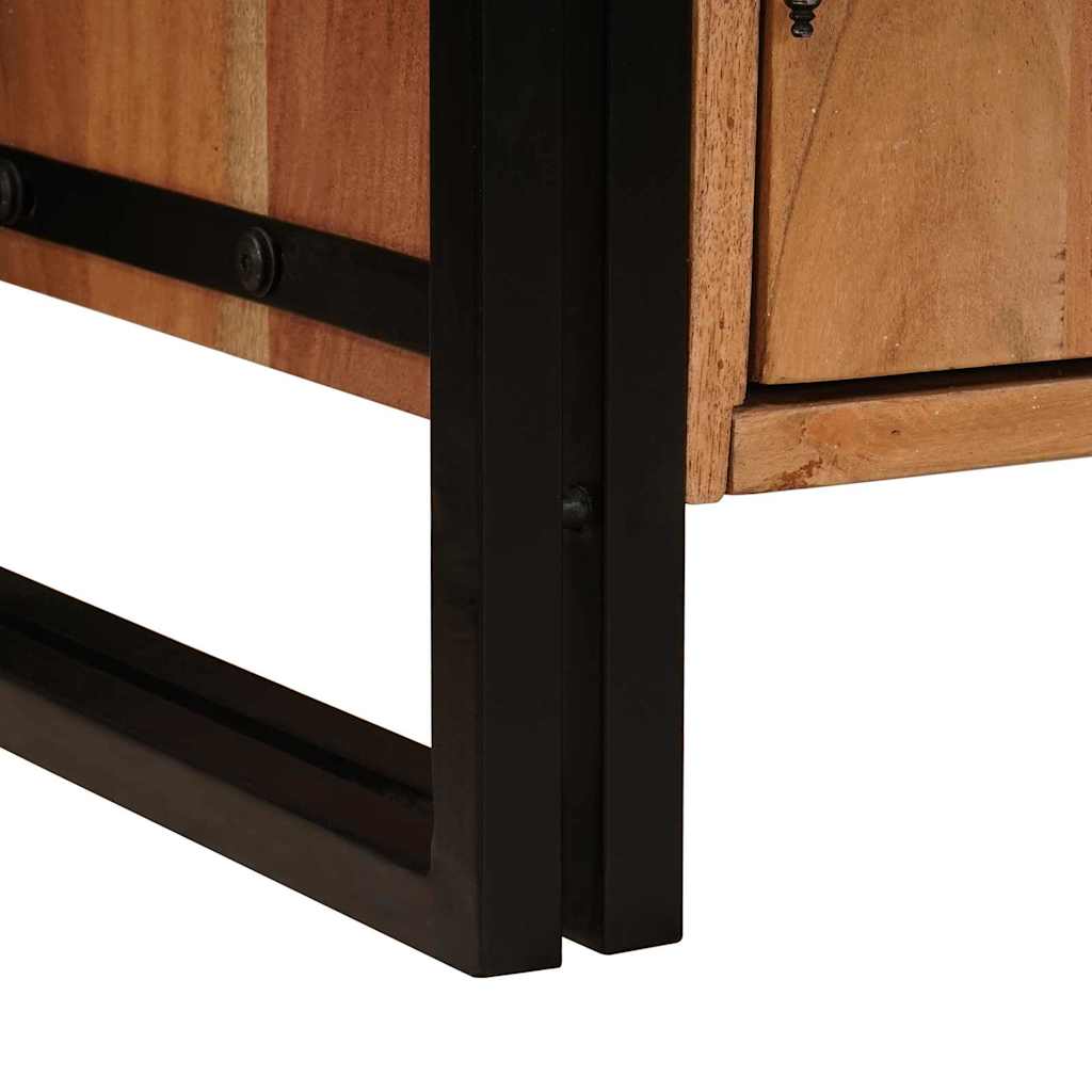 Nachtkastje Bruin 38 x 33 x 58 cm Massief acaciahout