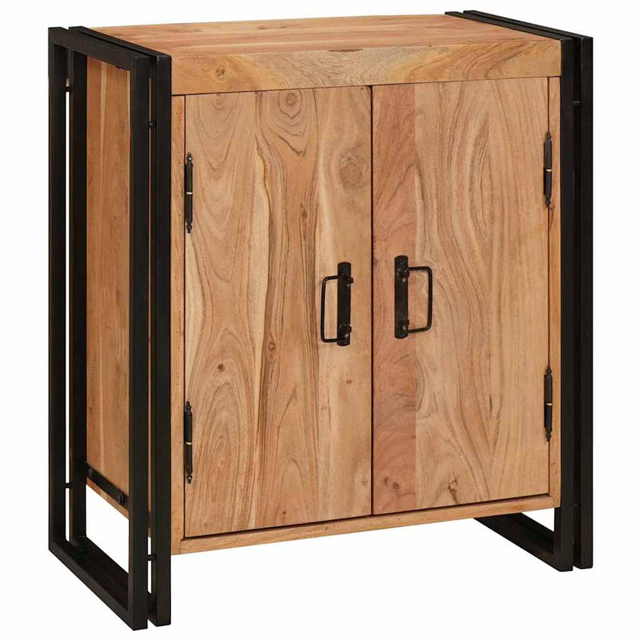 Nachtkastje Bruin 38 x 33 x 58 cm Massief acaciahout