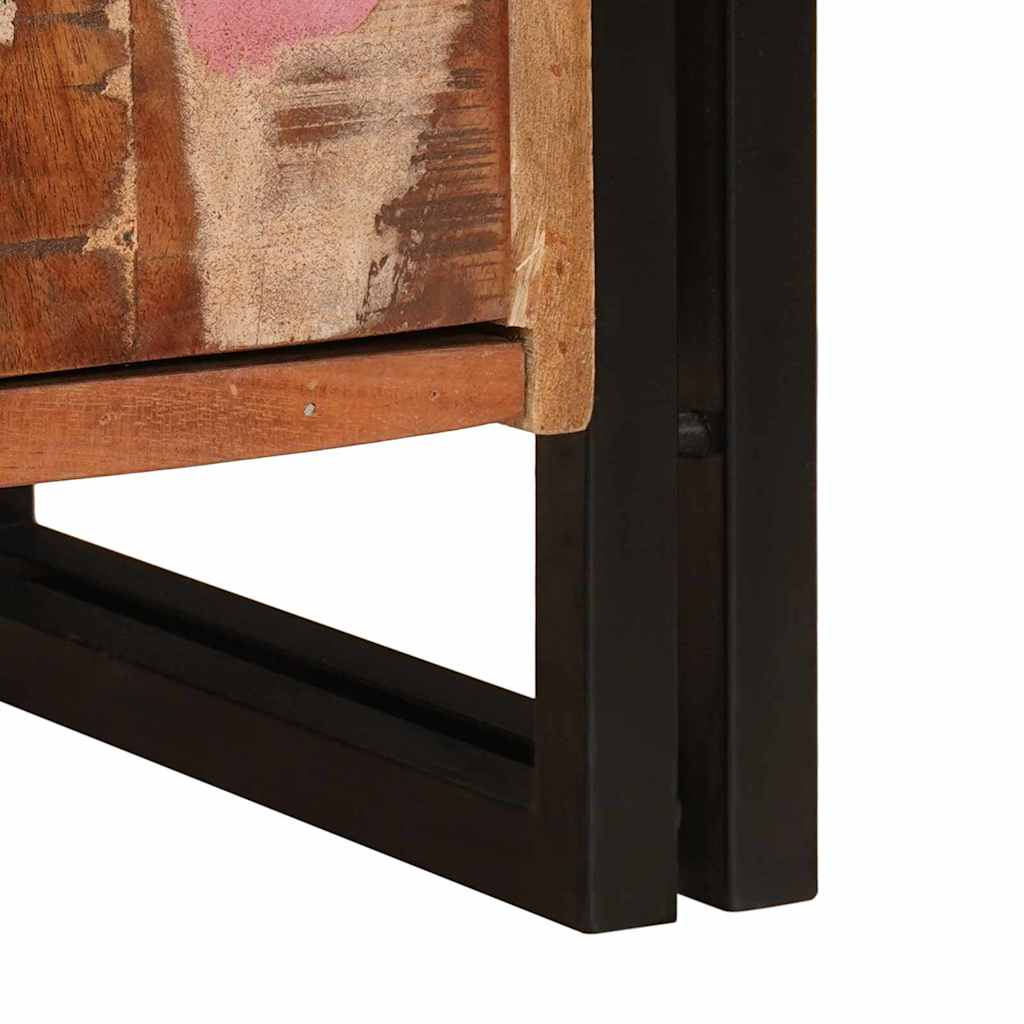 Nachtkastje Multikleur 38 x 33 x 58 cm massief gerecycled hout