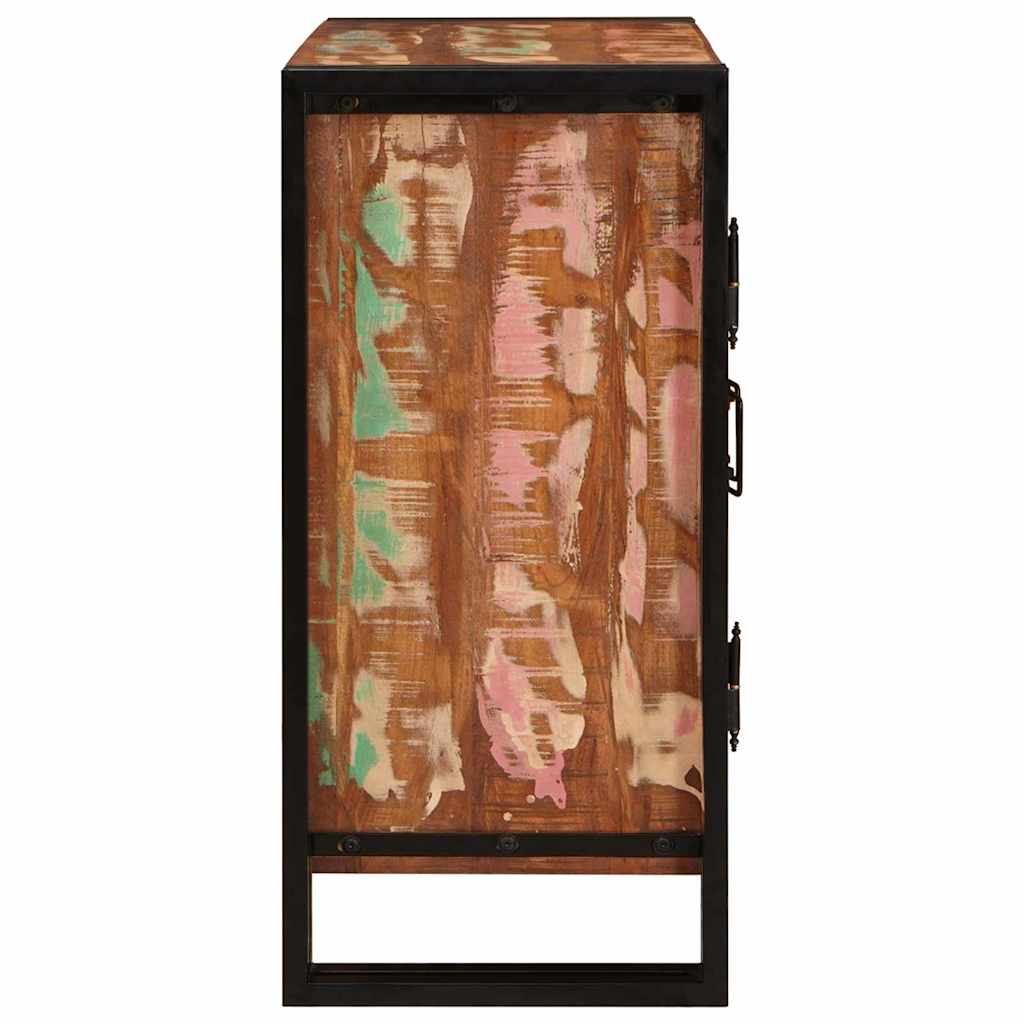 Nachtkastje Multikleur 38 x 33 x 58 cm massief gerecycled hout