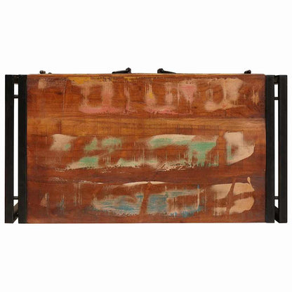 Nachtkastje Multikleur 38 x 33 x 58 cm massief gerecycled hout