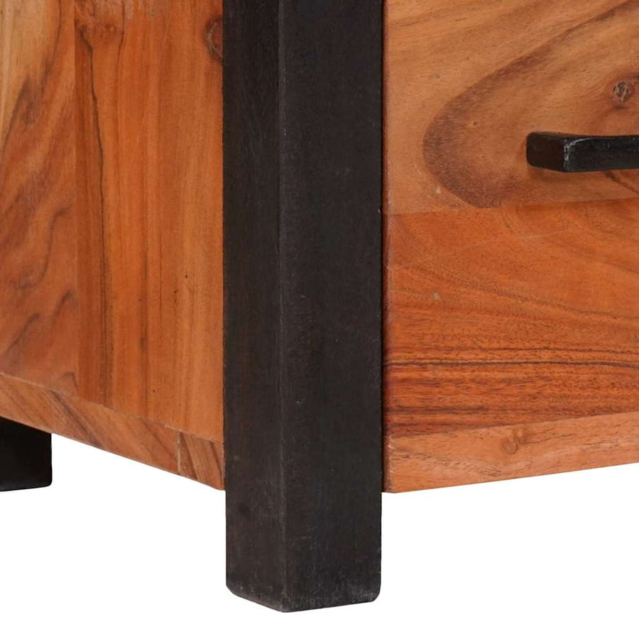Dressoir 3 pcs Bruin 110 x 30 x 75 cm Massief Acaciahout