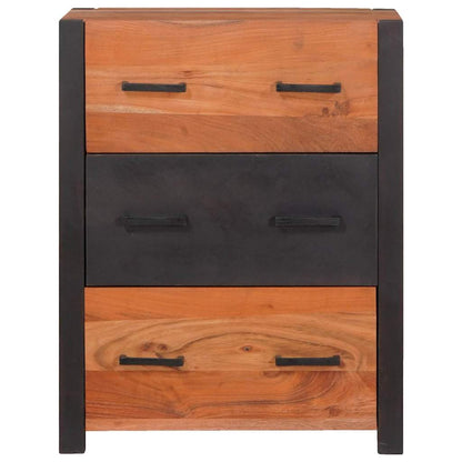Dressoir 3 pcs Bruin 110 x 30 x 75 cm Massief Acaciahout