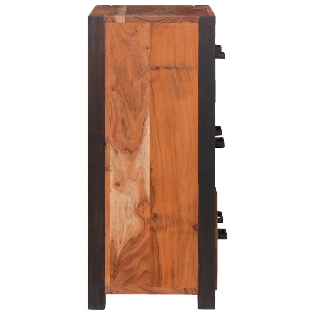 Dressoir 3 pcs Bruin 110 x 30 x 75 cm Massief Acaciahout
