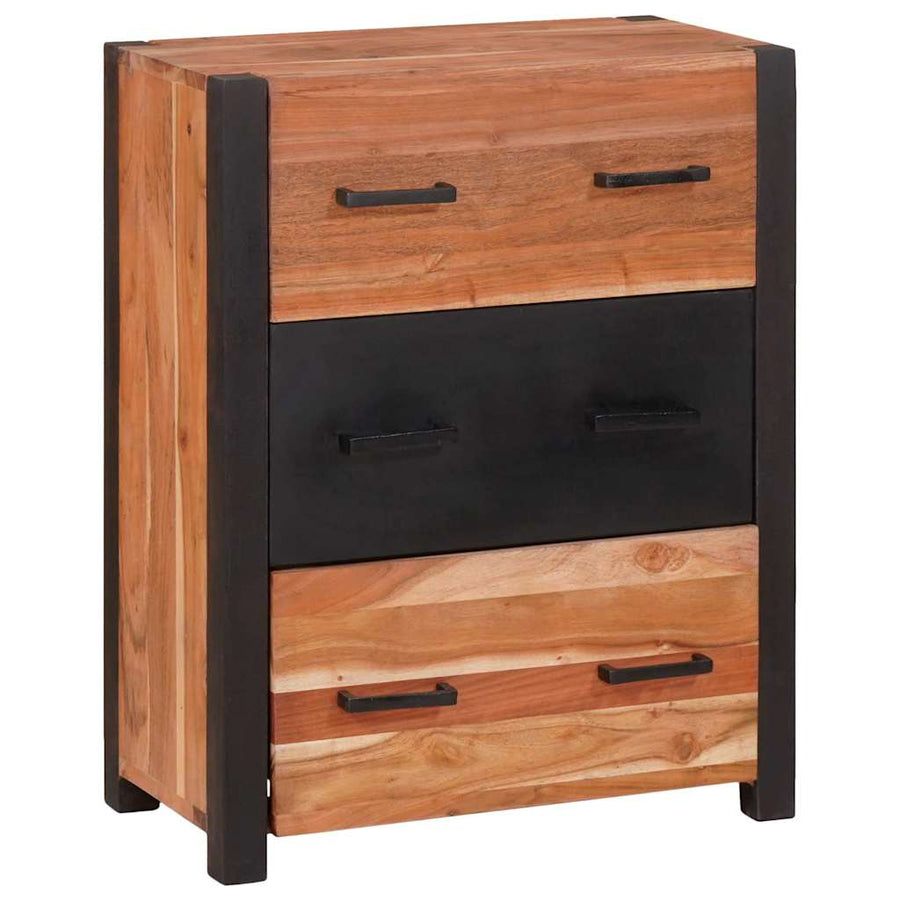 Dressoir 3 pcs Bruin 55 x 30 x 75 cm Massief acaciahout