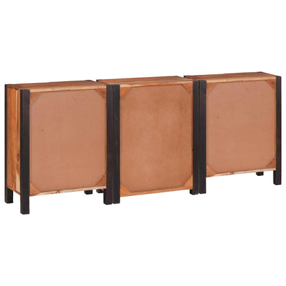 Dressoir 3 pcs Bruin 55 x 30 x 75 cm Massief acaciahout