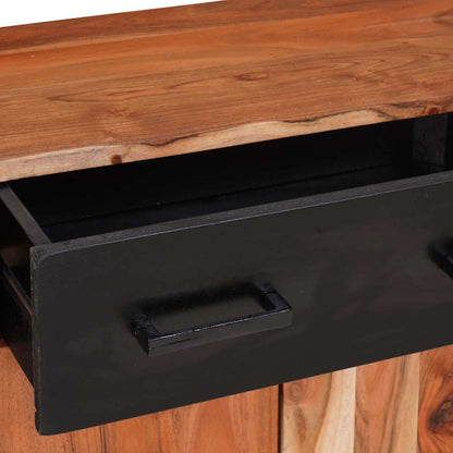 Dressoir 2 pcs Bruin 110 x 30 x 75 cm Massief acaciahout
