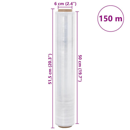 Stretchfilm 6 st transparant 20 μm 50 cm x 150 m