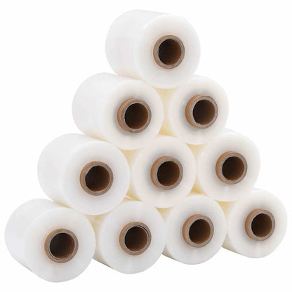Stretchfilm met handvat 10 st transparant 23 μm 10 cm x 150 m
