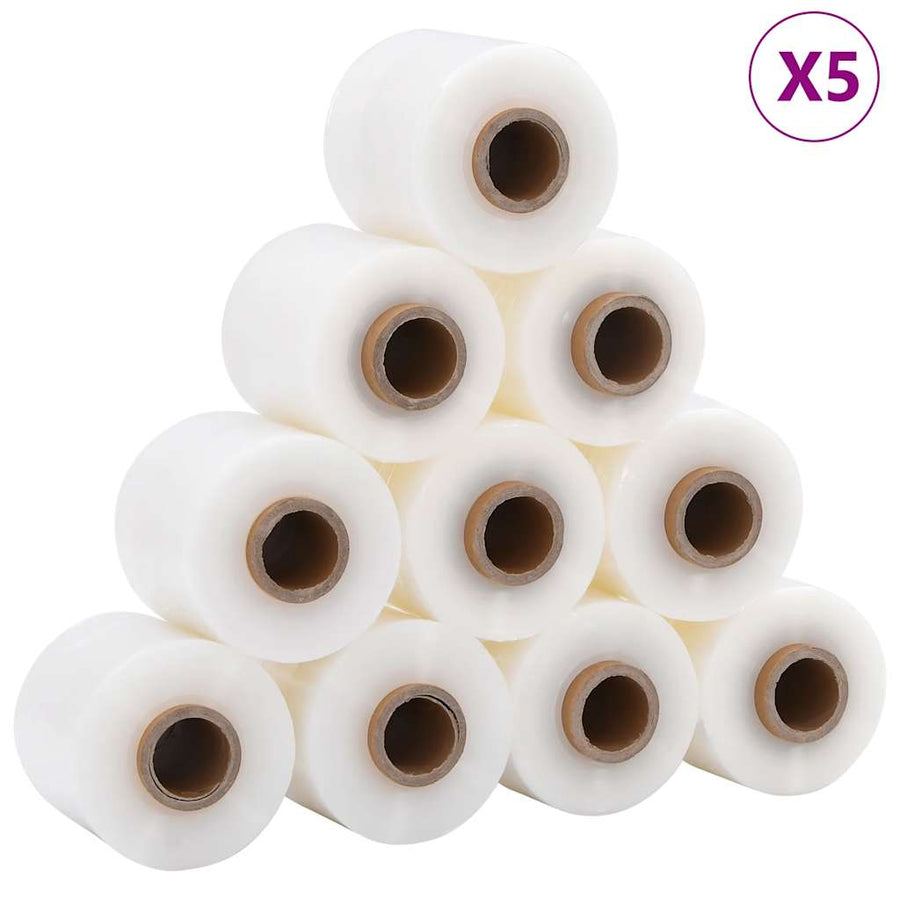 Stretchfolies 50 stuks transparant 23 µm 10 cm x 150 m