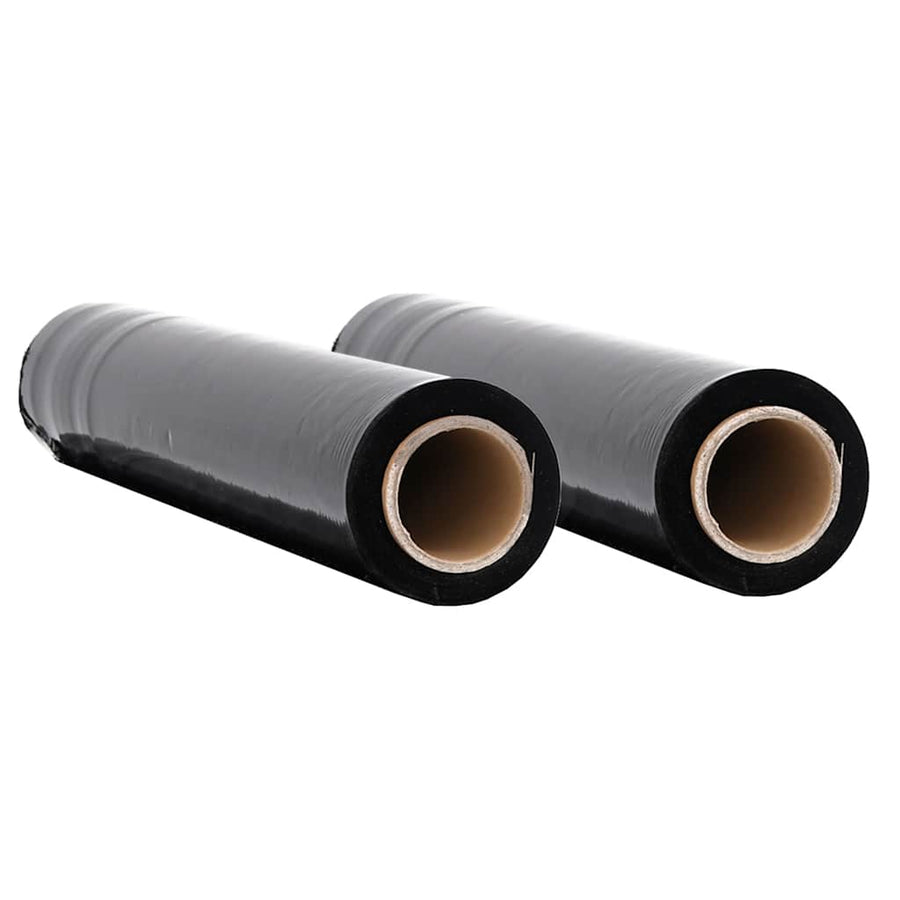 Stretchfilm 2 st 30 μm 50 cm x 150 m zwart