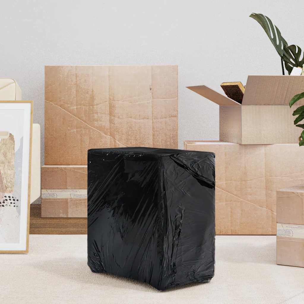 Stretchfilm 2 st 20 μm 50 cm x 300 m zwart