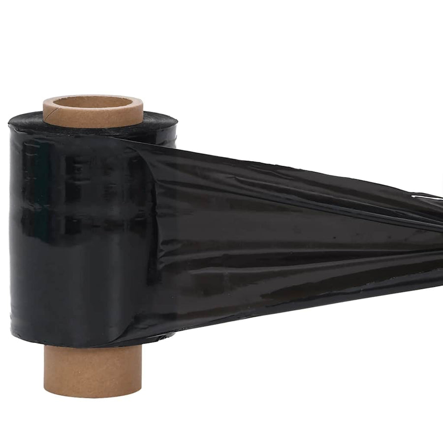 Stretchfolies 50 stuks zwart 23 µm 10 cm x 150 m