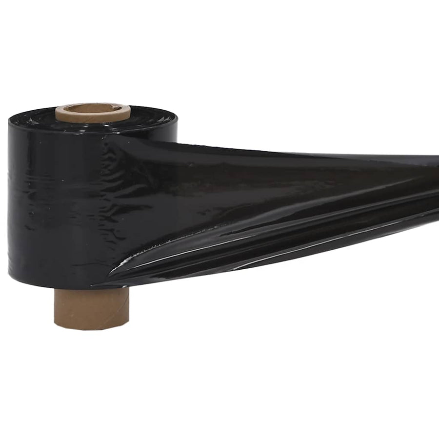 Stretchfolies 10 stuks zwart 23 µm 10 cm x 300 m