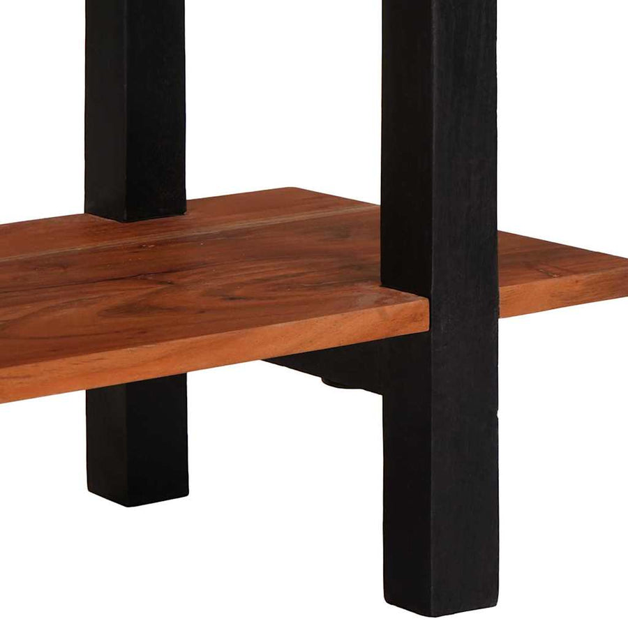 Wandtafel met lade Bruin 110 x 30 x 75 cm Massief acaciahout