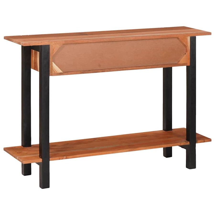 Wandtafel met lade Bruin 110 x 30 x 75 cm Massief acaciahout