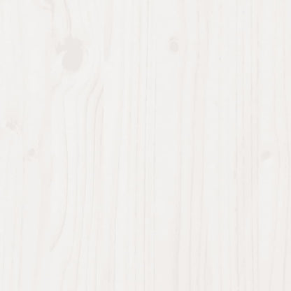 Bed Met Boekenkast Zonder Matras Grenenhout 120 x 190 cm Wit