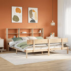 Bed met boekenkast zonder matras massief grenenhout 180x200 cm