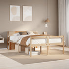 Bed met boekenkast massief grenenhout 160x200 cm