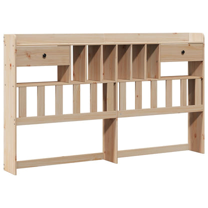 Bed Met Boekenkast Zonder Matras Massief Grenenhout 180X200 Cm
