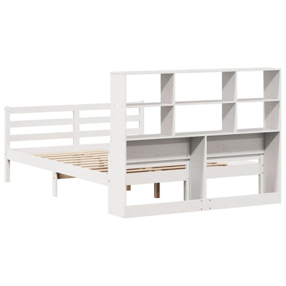 Bed Met Boekenkast Zonder Matras Grenenhout 160 x 200 cm
