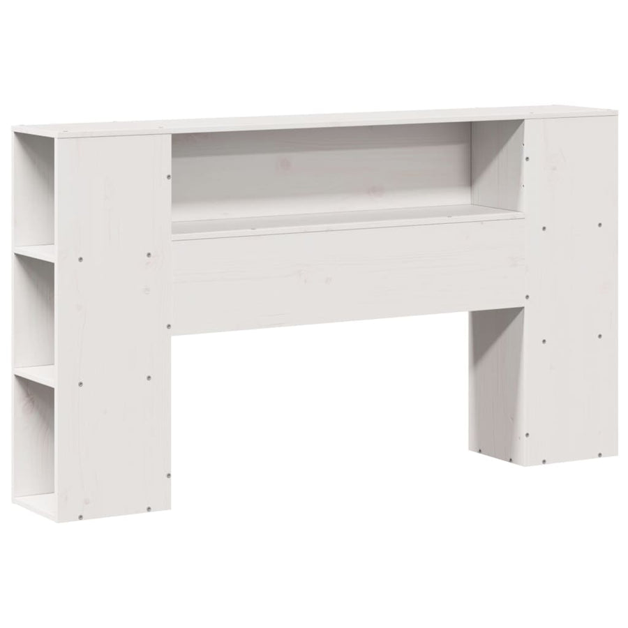 Boekenkastbed zonder matras Wit 160x200cm Massief grenenhout