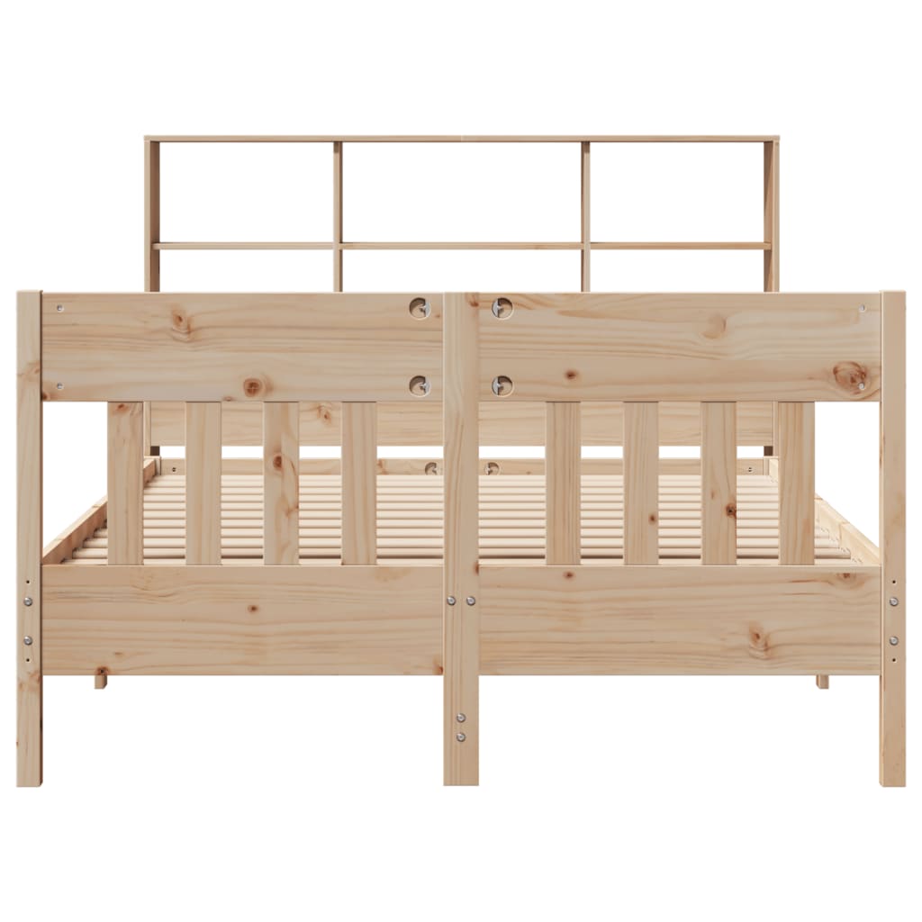 Bedframe zonder matras massief grenenhout 150x200 cm