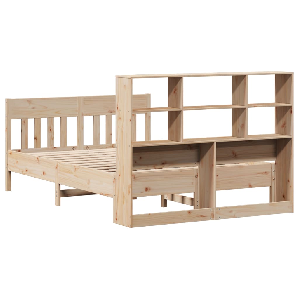 Bedframe zonder matras massief grenenhout 150x200 cm
