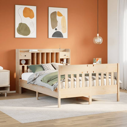 Bedframe zonder matras massief grenenhout 140x200 cm