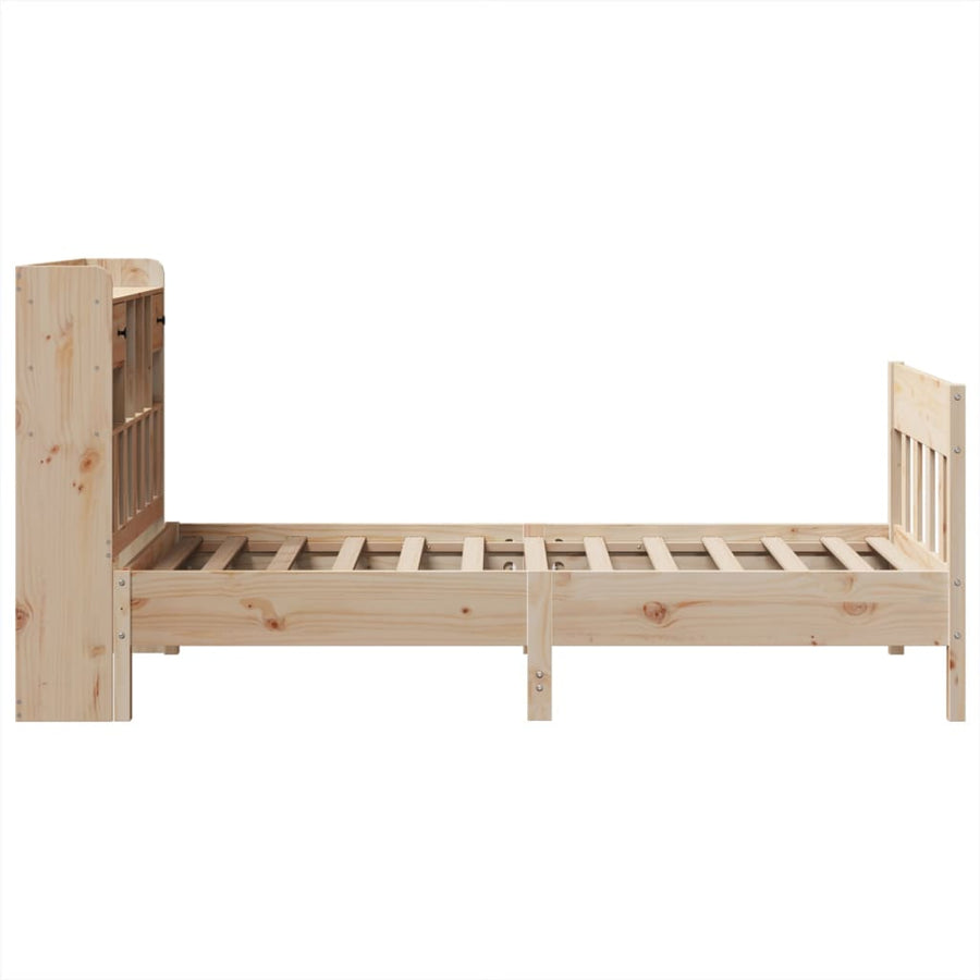 Bedframe zonder matras massief grenenhout 90x190 cm