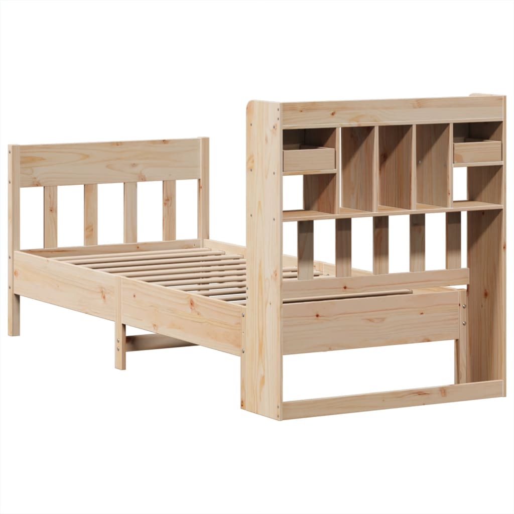 Bedframe zonder matras massief grenenhout 90x190 cm