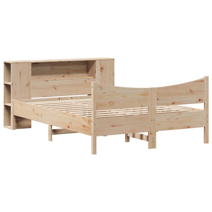 Bedframe zonder matras massief grenenhout 135x190 cm