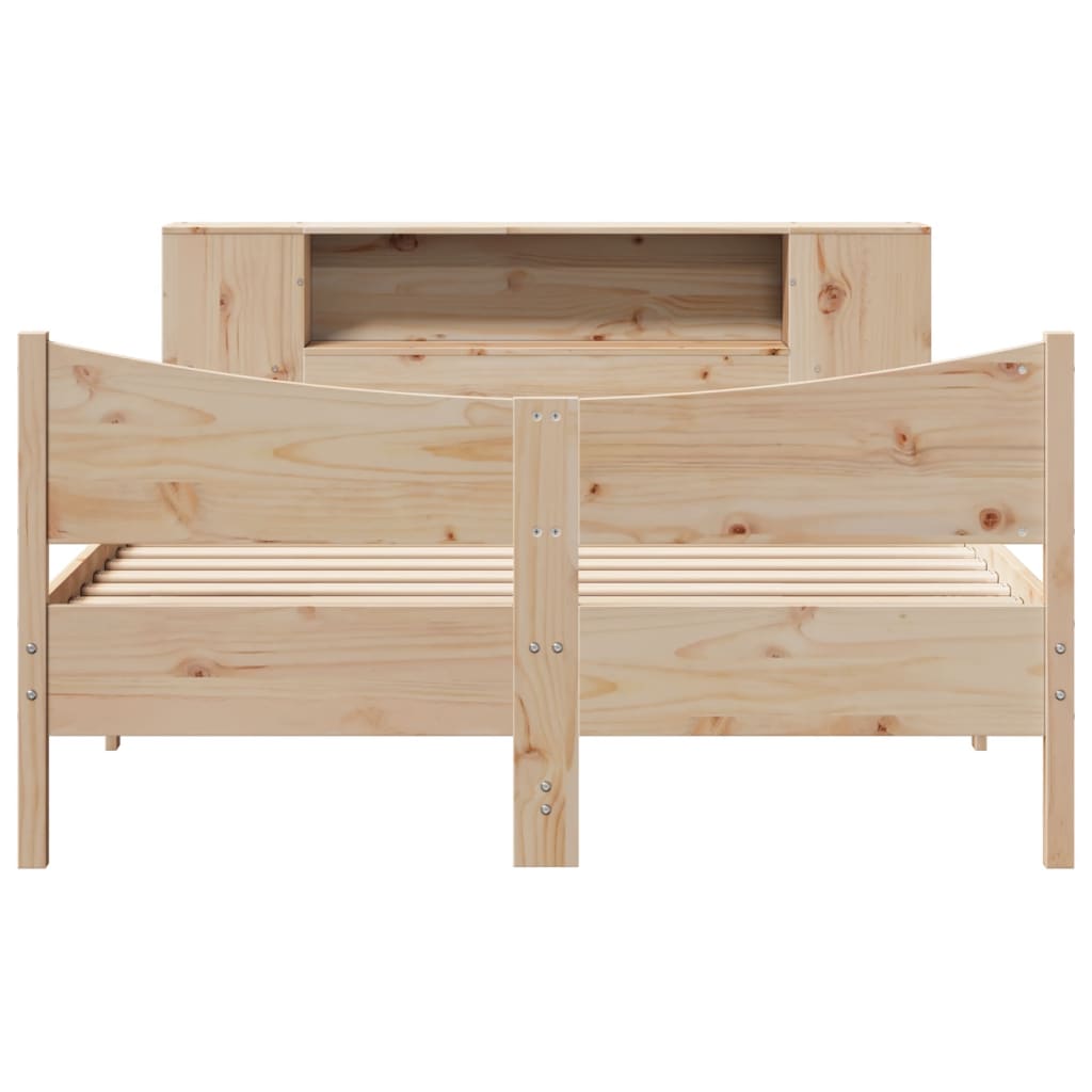 Bedframe zonder matras massief grenenhout 135x190 cm