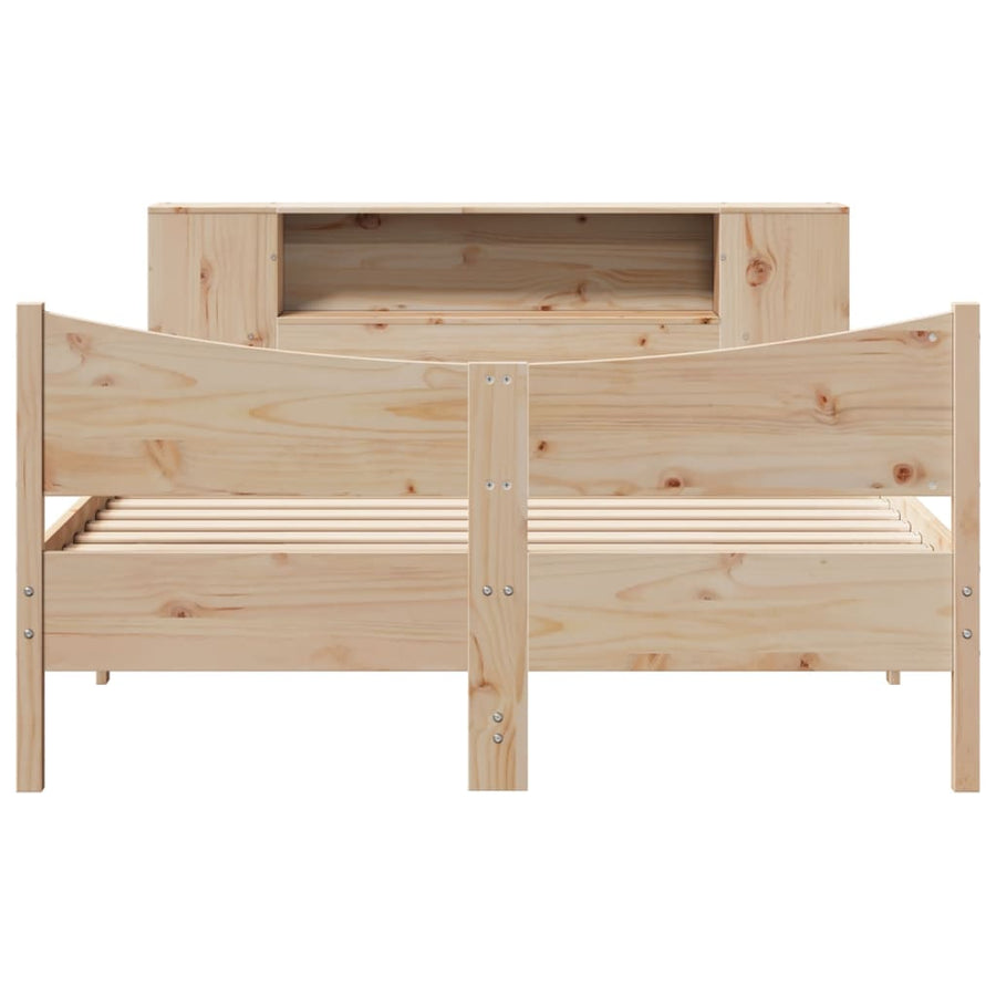 Bedframe zonder matras massief grenenhout 135x190 cm