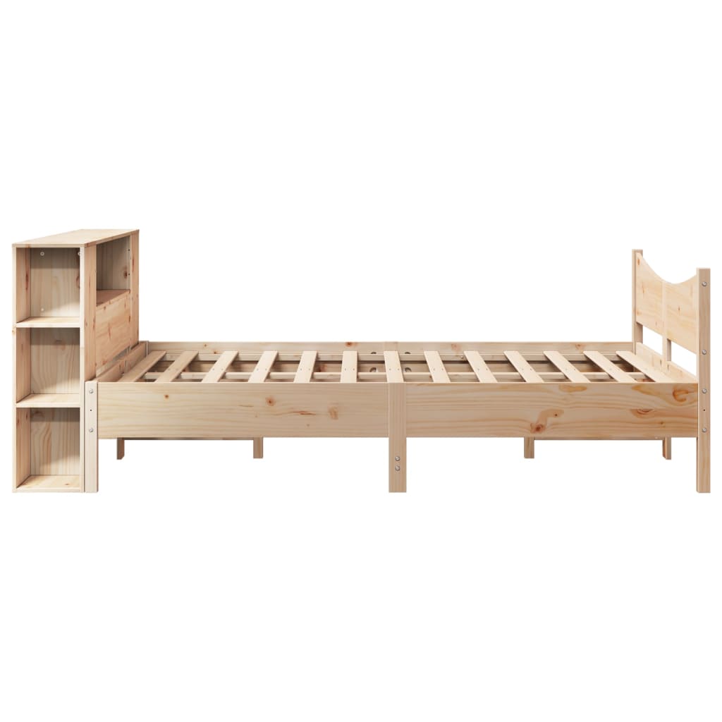 Bedframe zonder matras massief grenenhout 135x190 cm