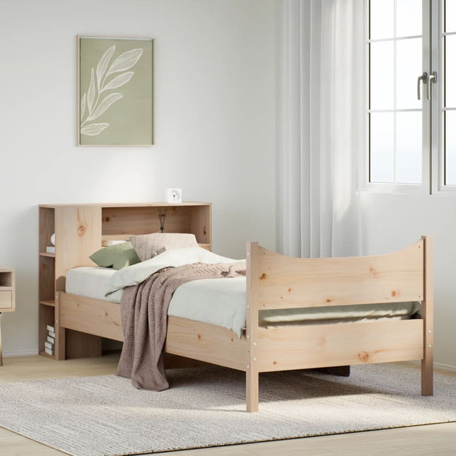 Bedframe zonder matras massief grenenhout 100x200 cm