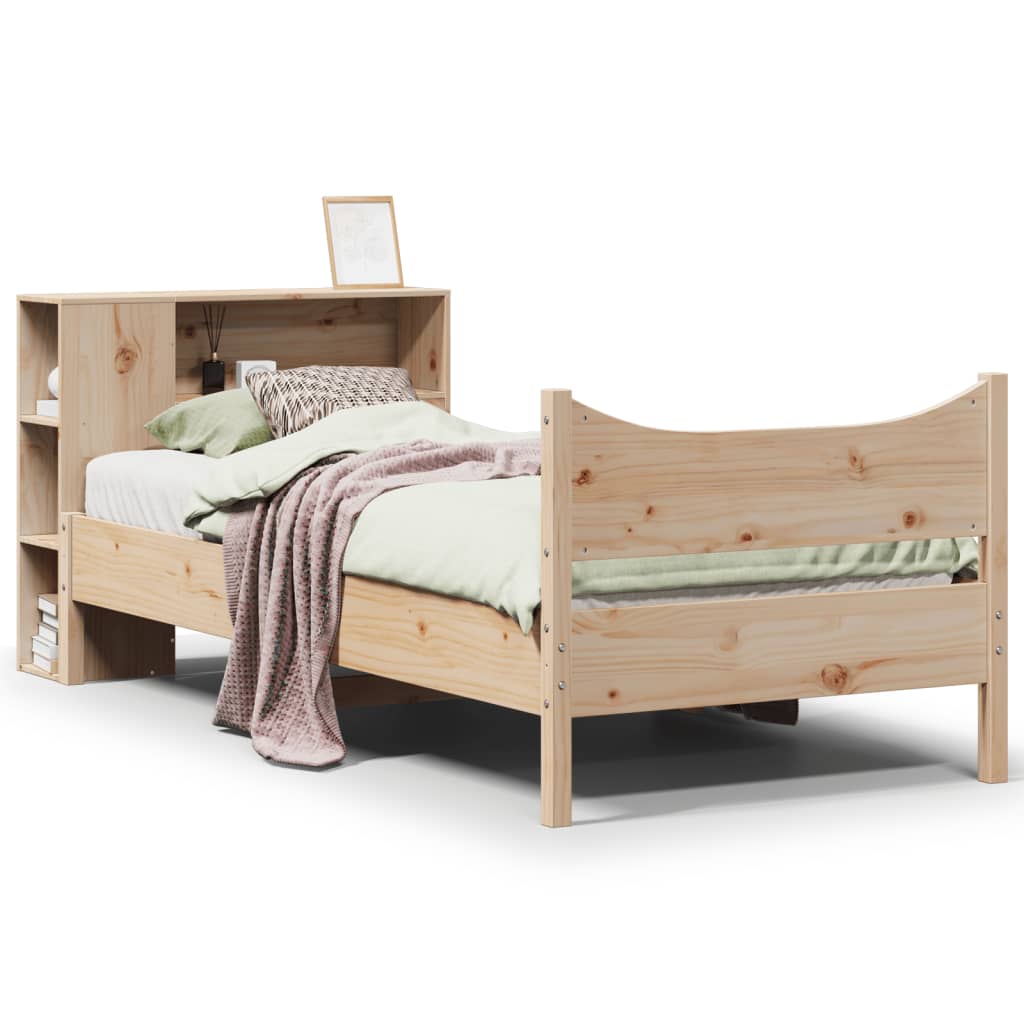 Bedframe zonder matras massief grenenhout 90x200 cm
