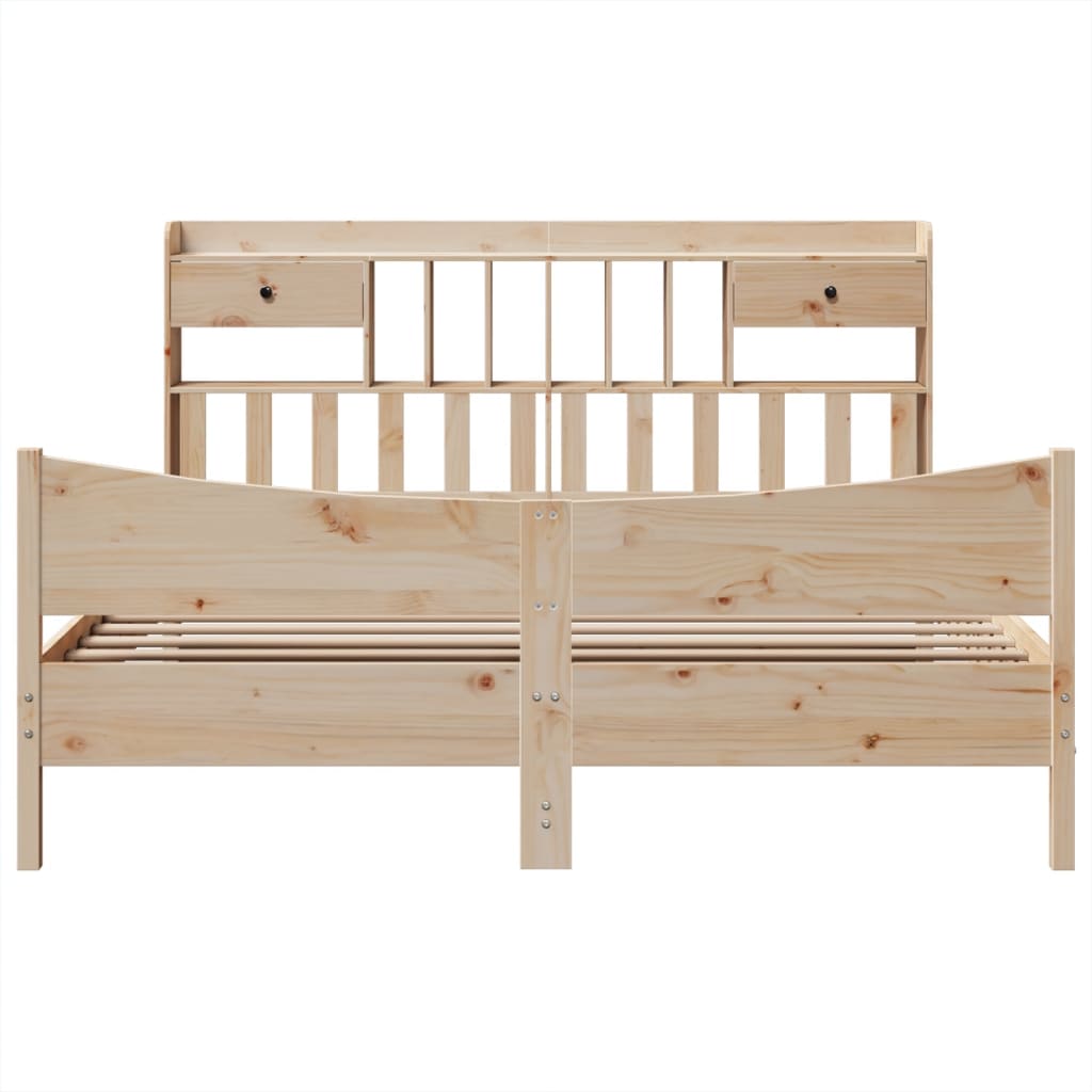 Bedframe zonder matras massief grenenhout 180x200 cm