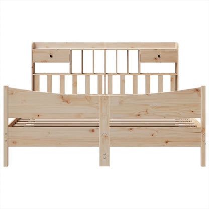 Bedframe zonder matras massief grenenhout 180x200 cm