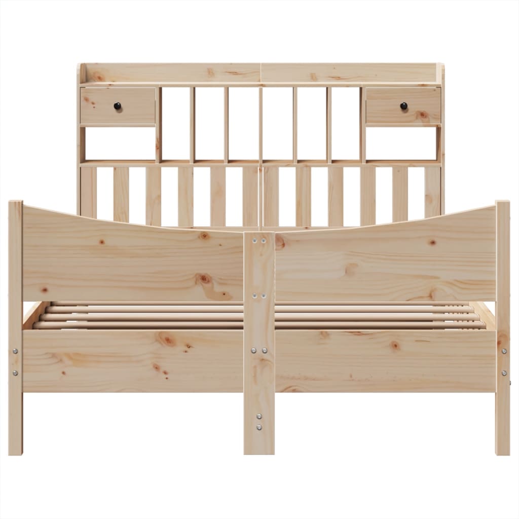 Bedframe zonder matras massief grenenhout 140x200 cm