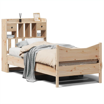 Bedframe zonder matras massief grenenhout 90x200 cm