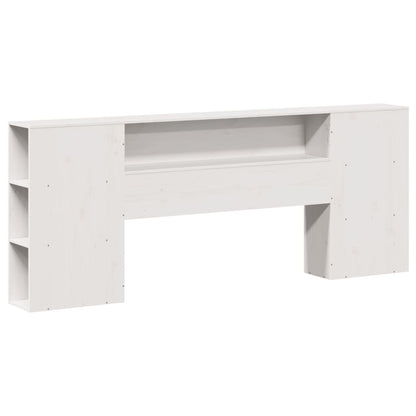 Bedframe Zonder Matras Massief Grenenhout 200 x 200 cm Wit