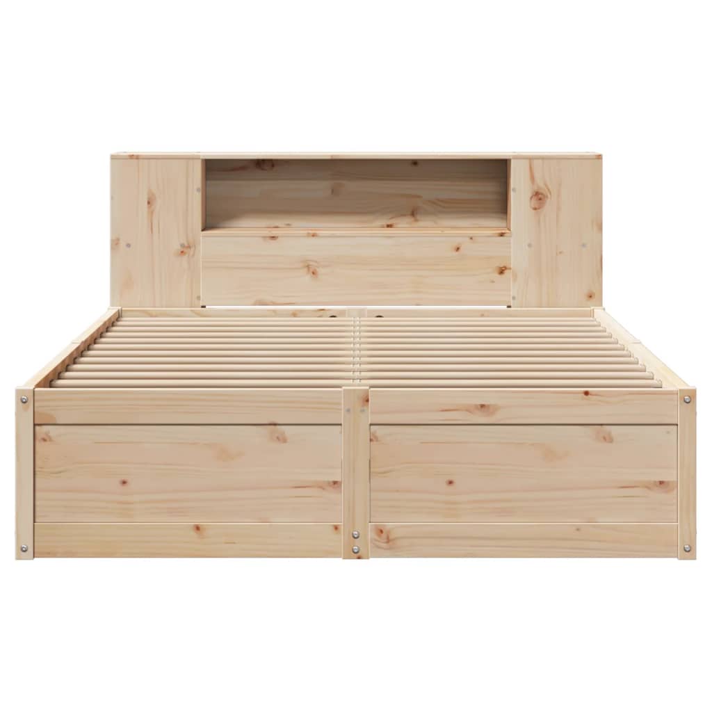 Bedframe zonder matras massief grenenhout 140x200 cm